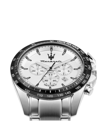 Maserati Chronograph-Armbanduhr Maserati Traguardo silber groß (ca. 45mm)