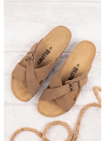 billowy Pantoletten GRANT in braun