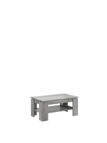 ebuy24 Couchtisch Titan Grau 100 x 60 cm