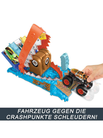 Monster High Hot Wheels Monster Trucks Arena Smashers Schatz-Beiss-Challenge Spielset HTP17