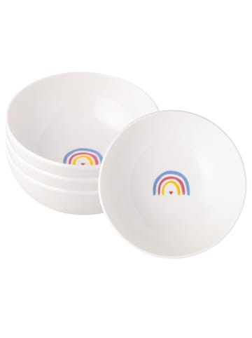 Villeroy & Boch 4er Set Müslischalen Be Happy With Love in Bunt ø 16,9 cm in bunt
