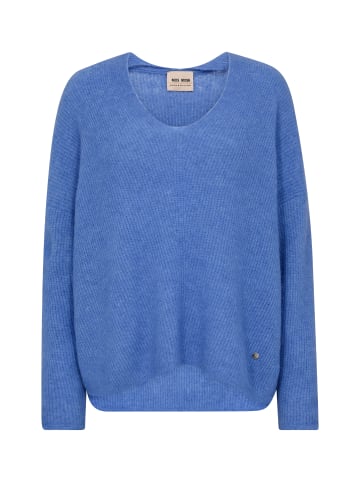 Mos Mosh Pullover MMThora in blau - 0023