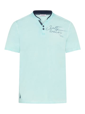 Kangaroos Henleyshirt in Aqua