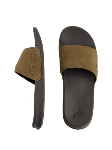 Reef Slipper One Slide in Grey/Tan