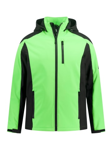 JP1880 Softshelljacke in neon grün