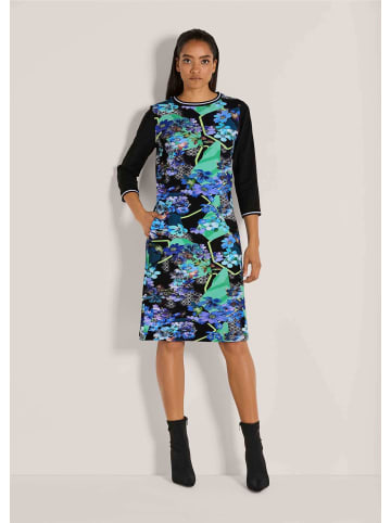 MADELEINE Farbenfrohes Jersey-Kleid in türkis / multicolor