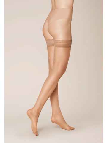 Kunert Halterlose Feinstrümpfe Beauty 7 rutschfest in Cashmere
