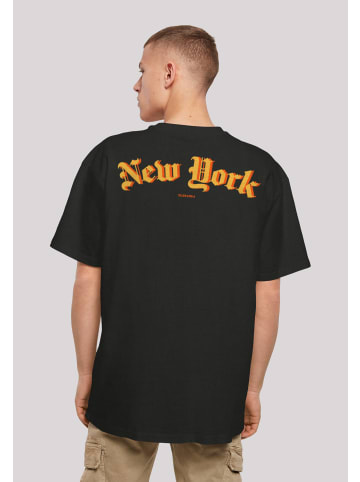 F4NT4STIC Heavy Oversize T-Shirt New York Orange OVERSIZE TEE in schwarz