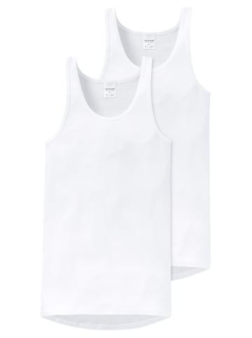 Schiesser Unterhemd / Tanktop Original Classics Feinripp in Weiß