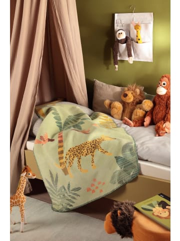 biederlack Babydecke Wildlife in bunt