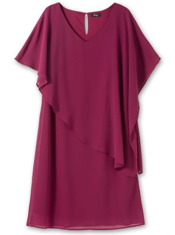 sheego Cocktailkleid in himbeere