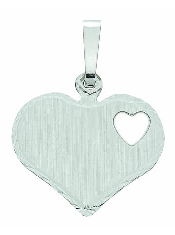 Adeliás Damen 333 Gold Gravurplatte Anhänger in gold