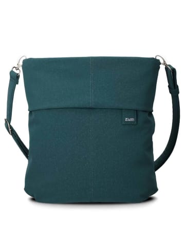 Zwei Mademoiselle M12 - Schultertasche 32 cm (cord-mocca) in pacific