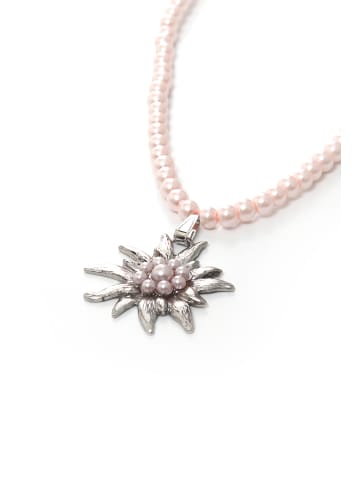 Allgäu Rebell Dirndl Kette " Trude " in rosa