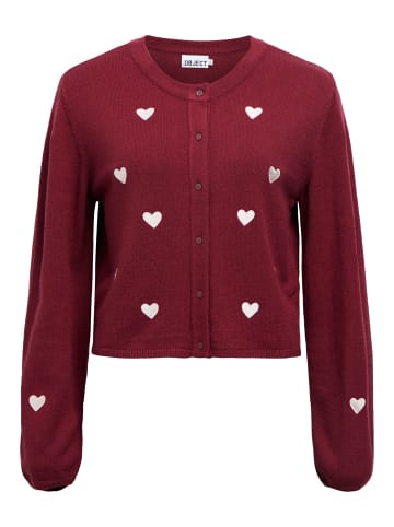 Object Strickjacke in Cabernet