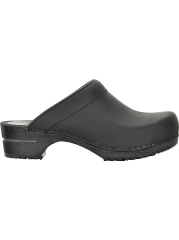 Sanita Comfortwear Clog "Wood-Chrissy Open" in Schwarz