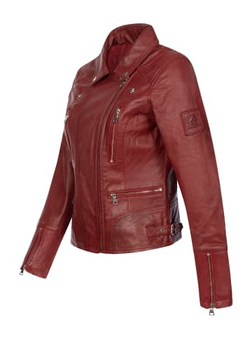 Rock Creek Lederjacke in Rot