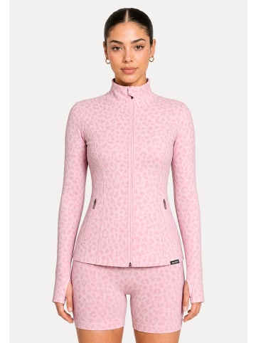 SMILODOX LEO Jacke Velvara in Rosa Leo
