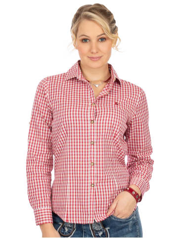OS-Trachten Trachtenbluse 450000-3729 in rot