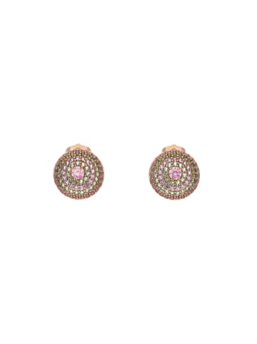 gaya Women Earrings in Rose Gold Pink Multicolor