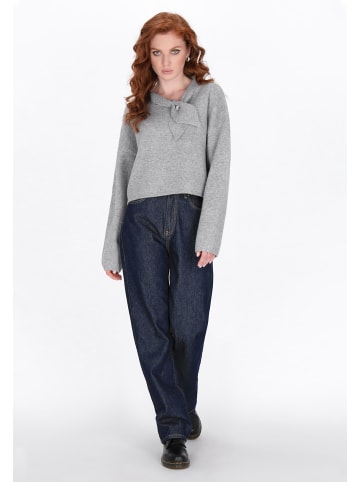 DreiMaster Vintage Women Sweater in grey melange