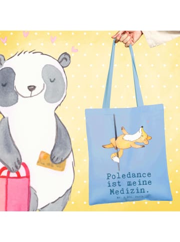 Mr. & Mrs. Panda Schultasche Fuchs PoledanZeichen mit Spruch in Sky Blue