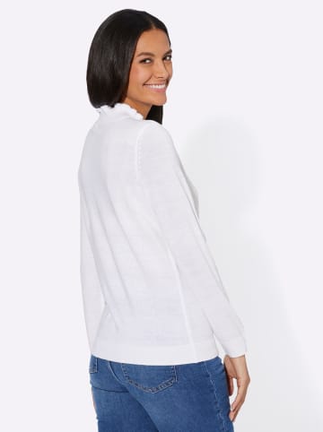 WITT WEIDEN Stehkragenpullover in ecru