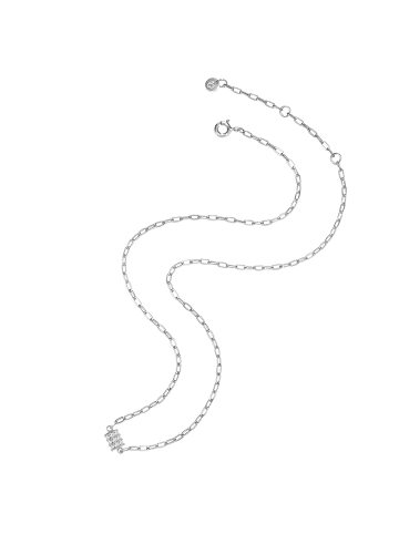 Glanzstücke München Halskette aus Sterling Silber mit Zirkonia in silber