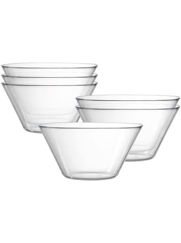 Ritzenhoff & Breker 6er Set Salatschalen Inga ø 25,5 cm in transparent