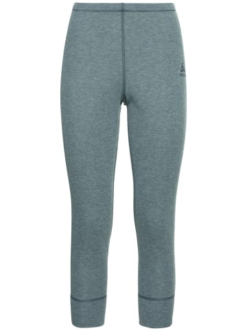 Odlo Leggings/Laufhose BL BOTTOM 3/4 ACTIVE WARM EC in Mintgrün