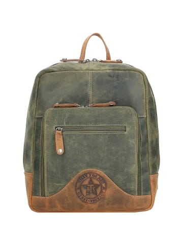 Billy the Kid Hunter City Rucksack Leder 30 cm in khaki-brown