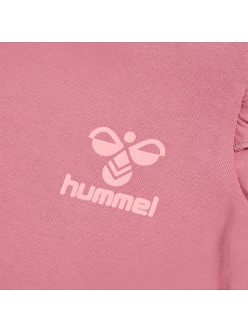 Hummel Kinder Kurzarmbody "Talya Ruffle Body S/S" in Rosa