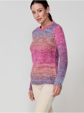 KOROSHI Metallic thread knit women's jersey in bunt