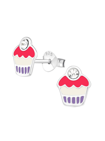 Alexander York Ohrstecker CUPCAKE in 925 Sterling Silber, 2-tlg.