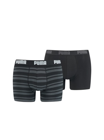 Puma Trunk PUMA HERITAGE STRIPE BOXER 2P in Schwarz