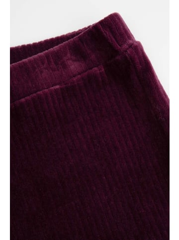 Coccodrillo Cord-Leggings mit langem Hosenbein in dunkelrot