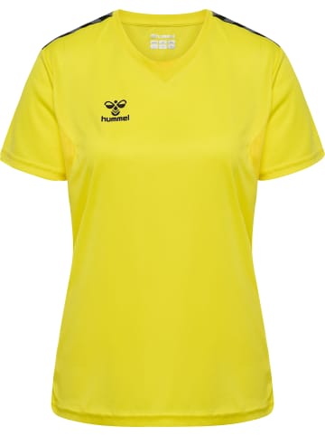 Hummel Hummel T-Shirt Hmlauthentic Multisport Damen Atmungsaktiv Schnelltrocknend in BLAZING YELLOW