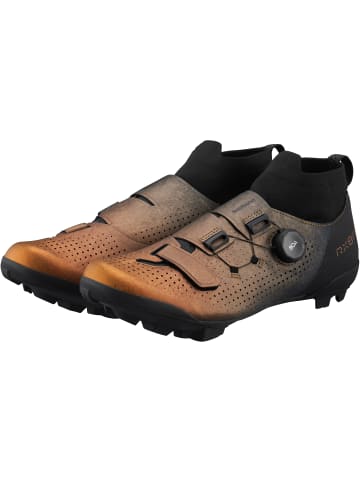 SHIMANO Gravel-Fahrradschuhe RX801R in orange/schwarz