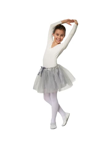 tectake Tutu, bequemes Faschingskostüm-Basic aus 3-lagigem Tüll mit Gummizug