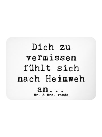 Mr. & Mrs. Panda Magnet Spruch Heimweh Sehnsucht mit Spruch in Weiß