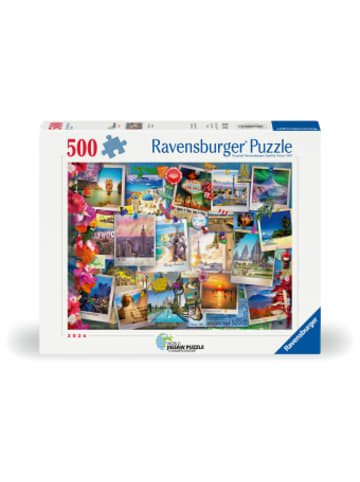 Ravensburger Verlag GmbH Spiel - Erwachsenenpuzzle 500 Teile - Weltreise - Pinnwand