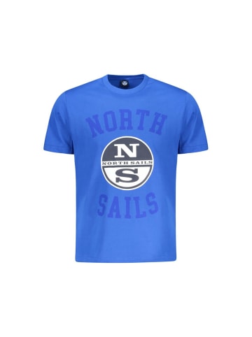 North Sails Blaues Baumwoll-T-Shirt