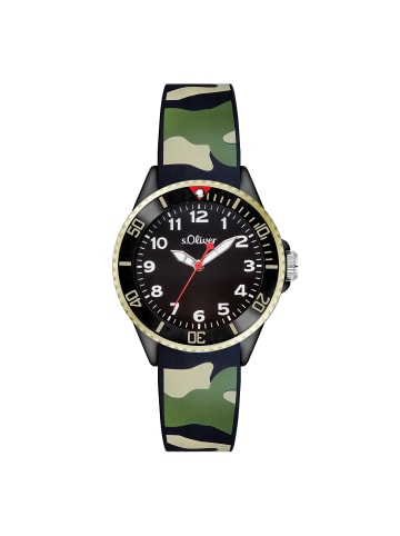 s.Oliver Quarzuhr SO-2998-PQ in Schwarz