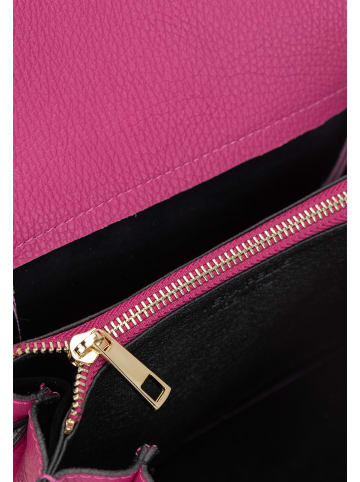 faina Crossbody Bag Aus Leder in Rosa