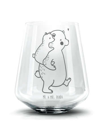 Mr. & Mrs. Panda Tumbler Papa Bär ohne Spruch in Transparent