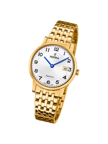 Festina Analog-Armbanduhr Festina Swiss Made gold klein (ca. 29,3mm)