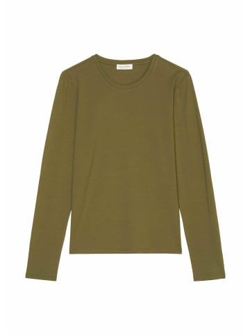 Marc O'Polo Rundkragen Langarmshirt für Damen in khaki