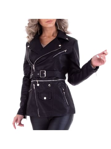 Ital-Design Jacke in Schwarz