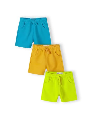 Minoti 3er-Set: Shorts 17FLEECE 30 in orange