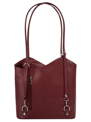 Cluty Shopper Rucksack Kombination in dunkelrot